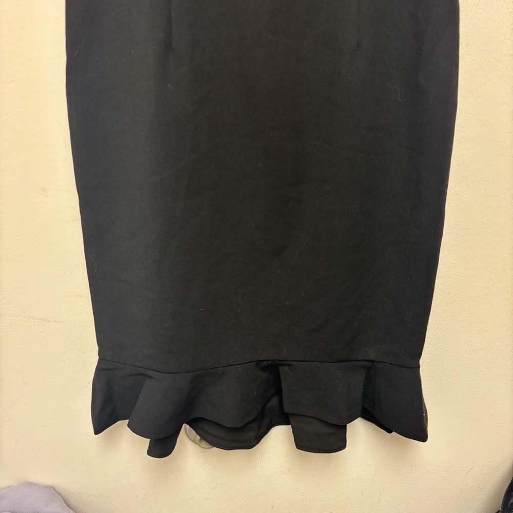 French Connection Whisper Ruffle Hem Dress - Picture 7 of 11